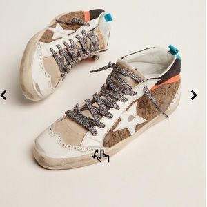 Mid Star LTD sneakers with leopard-print and corduroy suede upper